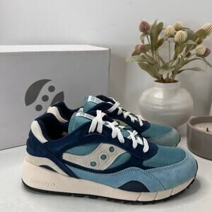 Saucony Shadow 6000 Sneaker Blue/Royal Blue/White S70441-33 Men 9M Tried On